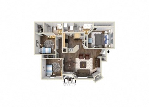 The Muse Floor Plan at The Met, Las Vegas, Nevada